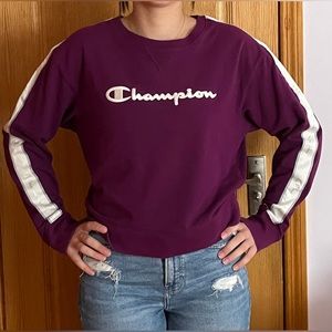 Champion cropped crew neck.